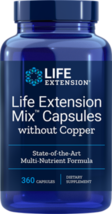 MAKE OFFER! 2 Pack Life Extension Mix Capsules Without Copper 360 caps - $117.00