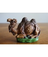 VINTAGE 2 Hump Laying Down Camel Christmas Nativity Figure Piece Italy 2.6&quot; - $319.48 MXN