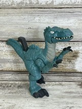 2015 Mattel Imaginext Jurassic World Raptor Dinosaur 4&quot; Tall Action Figure - £6.38 GBP