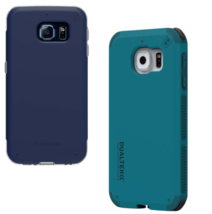 Lot of 2 Puregear Dualtek Rugged Case Samsung Galaxy S6 Light Blue SM-G920 - £11.26 GBP