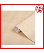 Durable Self-Adhesive Maple Decorative Film, 17&quot; x 78&quot; for Stylish Inter... - $555.64 MXN