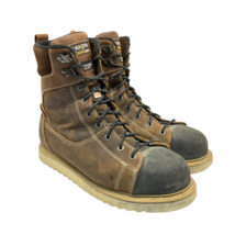 DAKOTA Men&#39;s 8&#39;&#39; 523 Steel Toe Steel Plate Ironworker Work Boot Brown Si... - £44.46 GBP