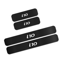 For i10 4PCS Car Door Threshold Scuff Plate Door Sill Protector Stickers Auto    - £37.64 GBP