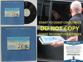 Mark Knopfler autographed Dire Straits Communique album vinyl COA Proof Beckett - £348.30 GBP
