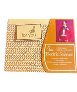 New Vintage Sears Cordless Rechargeable Electric Scissors 25 2182 Sewing... - $15.19