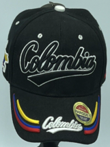 Columbia Black Yellow Blue Red Men’s Hat Ball Cap Adjustable -New w/ Tags - £9.97 GBP