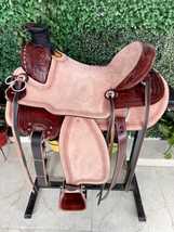 Premium Leather Western A Fork Wade Tree Ranch Roping Horse Saddle Size 13&quot; -18&quot; - £300.52 GBP+