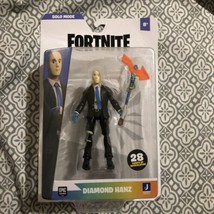 Fortnite Solo Mode Series 18 Diamond Hanz 4in Action Figure New in Pack Jazwares - £17.11 GBP