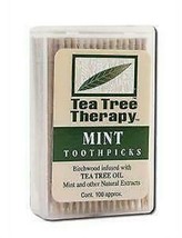 Tea Tree Therapy Dental Care Original Toothpicks 100 ct - £6.23 GBP