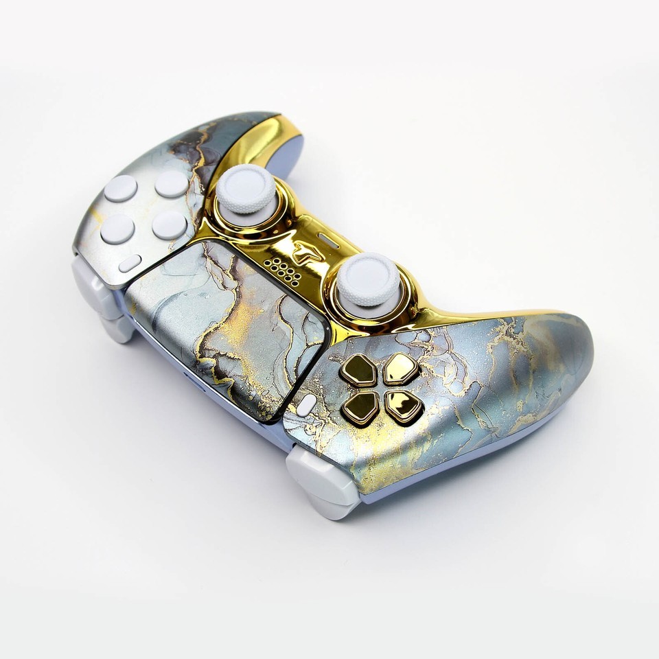 Nevermarble PS5 Controller Killscreen x Sony PlayStation 5 DualSense Custom Gold Item image 5