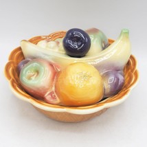 Lane &amp; Co Van Nuys California Ceramica USA Frutta Cesto - £99.14 GBP