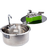 ф340*150mm Stainless Steel Gas Stove Sink Combo GR-531F RV Caravan Marin... - $532.45 CAD+
