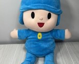Pocoyo 14&quot; talking plush doll stuffed soft toy WORKS Maybe Spanish? SEE ... - £38.69 GBP