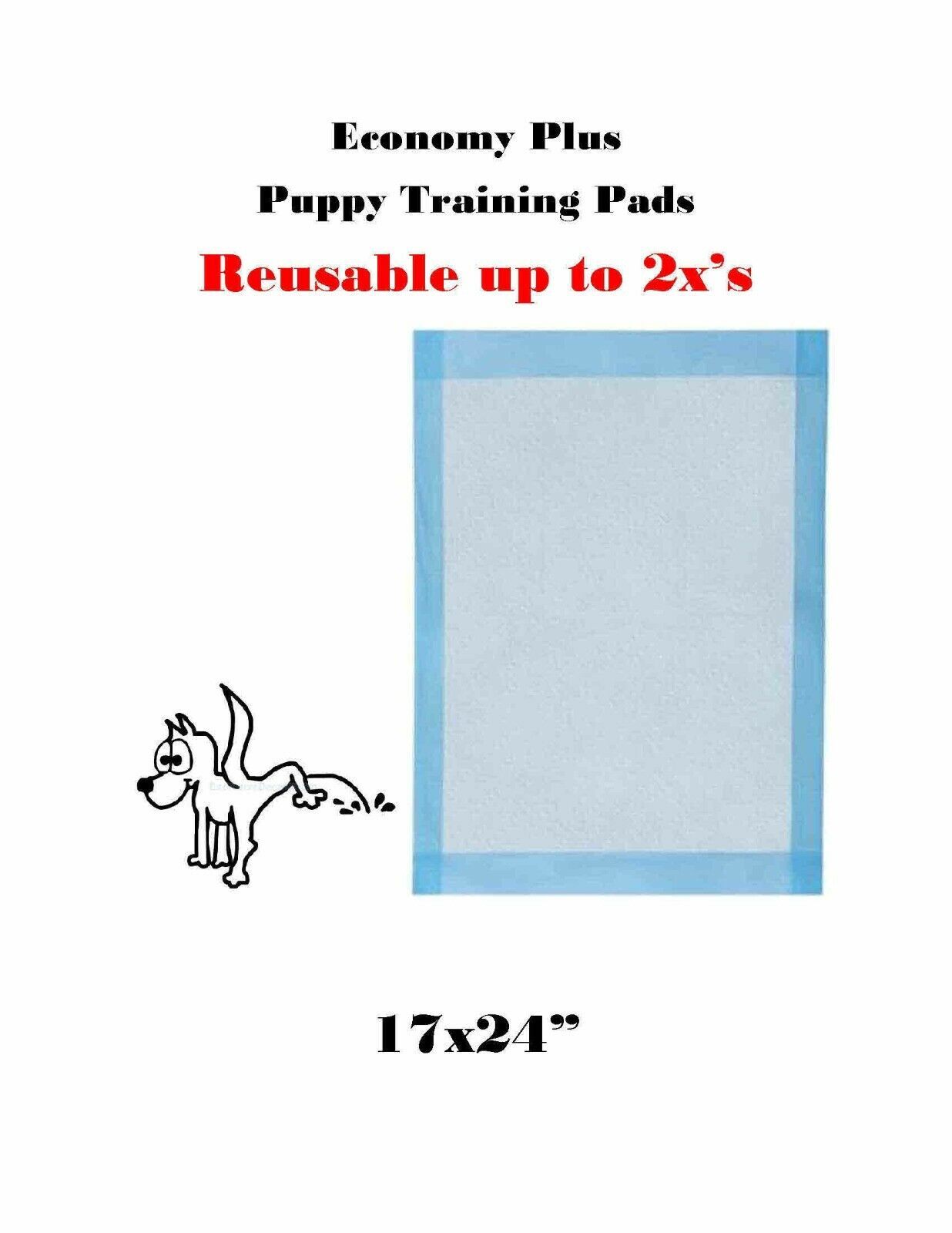 Primary image for 300ct 17x24" Atta Boyz Economical Xtra Absorb Puppy Dog Training Pads 4ply