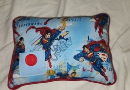 Childs Tooth Fairy Works 9x7 Superman Keepsake Pocket Pillow New - £11.79 GBP