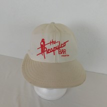 Acapulco Bar Houston Texas White Trucker Hat Cap Adjustable Snapback One... - $11.65