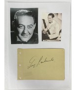 Guy Lombardo Signed Autographed Vintage 8.5x11 Signature Display - Lifet... - $944.61 MXN