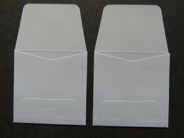 (2) Guardhouse 2x2 Archival Paper Coin Envelope White PH Neutral &amp; Sulfu... - $1.49