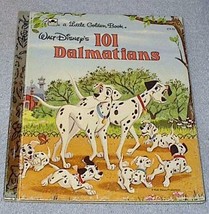 Walt Disney&#39;s 101 Dalmations Vintage Little Golden Book  - £4.65 GBP