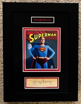 George Reeves Autograph Cut Museum Mini Framed Ready to Display - $1,352.29 CAD