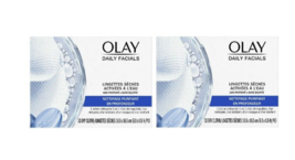 Olay Daily Facial Cleansing Cloths for a Deeply Purifying Clean 2 Pack - $18.99