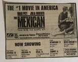 The Mexican Vintage Movie Print Ad Julia Roberts Brad Pitt TPA5 - $5.93