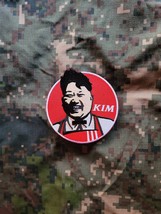 BEST KOREA! &#39;Kim&#39;s Fried Chicken&#39; funny morale patch - £7.85 GBP