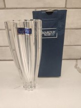 New With Box Marquis By Waterford Crystal Omnia 7&quot; Bud Vase Lead Crystal Germany - $36.00