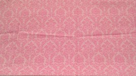 Fabric Cranston NEW Bubblegum Pink Paisley Floral on Light Pink $1.95 - $1.95