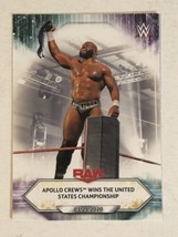 Apollo Crews WWE Wrestling Trading Card 2021 #78 - £1.54 GBP