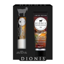 Dionis Goat Milk Skincare Caramel Pumpkin Spice Scented Hand Cream &amp; Lip Balm Se - £23.17 GBP