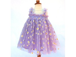 Baby Tulle Dress, Lavender Tulle Dress, Daisy Tutu Dress,Flower Girls Dress - £11.81 GBP