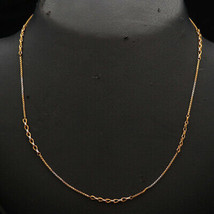 22 Karat Hallmark Eye-Catching Gold 7in Rope Chain Mother Gift Oxidized Jewelry - £632.69 GBP