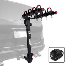 Tyger Auto TG-RK4B102B Deluxe 4-Bike Carrier Rack Compatible with Both 1-1/4&#39;&#39; - £175.44 GBP