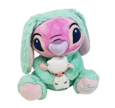 Disney Store 2019 Lilo Stitch Angel Dressed As Bunny Stuffed Animal Plush Toy - $37.05