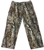 Mens RealTree Camo Cargo Pants Size XL (40-42) Actual 42X32 Drawstring C... - $17.99