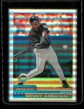 2000 Topps Chrome Refractor Baseball Card #52 Benny Agbayani New York Mets - £12.57 GBP