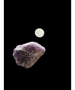Amethyst crystal raw not tumbled not polished natural stone large size b... - $11.00