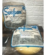 Vtg 50&#39;s SEARS SeroFoam Round 14” x 4” Pillow Foam Form Cushion Pad MCM USA - $640.67 MXN