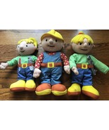 Bob The Builder 3 Set Bundle Talking Bob, Taking Wendy And Plush Huggabl... - $26.67