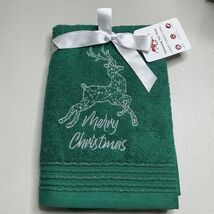 Kitchen Hand Towels Christmas MERRY CHRISTMAS Dish Towels Bar Towels 18”... - $9.45