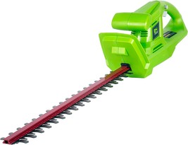 Battery Not Included: Greenworks Ht24B01 20-Inch 24V Cordless Hedge Trim... - £51.06 GBP
