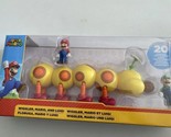 Super Mario Wiggler Luigi set World of Nintendo Jacks Pacific New - $44.55