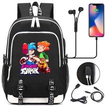Hot Friday Night Funkin School Bags For Teenager USB Charging Laptop Backpack Bo - £52.29 GBP
