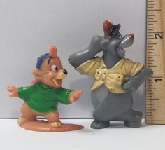 1991 Disney TaleSpin Kellogg&#39;s Vintage Cereal Toys (Baloo &amp; Kit) - £5.79 GBP