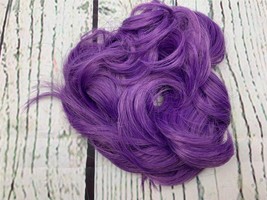 Hair Buns Hair Piece Messy Tousled Wavy Curly Scrunchies Wrap Ponytail P... - £11.29 GBP