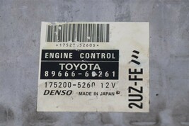 Lexus Toyota 2UZ-FE ECM ECU PCM Engine Control Module Computer 89666-60261 image 2