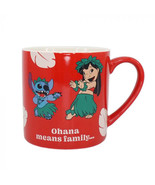 Disney Lilo &amp; Stitch Ohana Mug 310mL - £36.05 GBP
