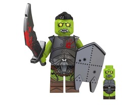 PLTOYS Uruk-Hai Orc Bloody sword green Warrior LOTR Lord of the Rings Hobbit Min - $6.09