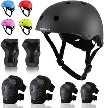 BURSUN Kids Bike Helmet Ventilation &amp; Adjustable Toddler Helmet for, 5 C... - £33.77 GBP